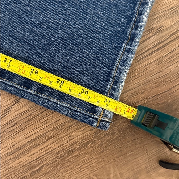 Kut from the Kloth Blue Denim Straight Leg Jeans Size 4 - Picture 6 of 7